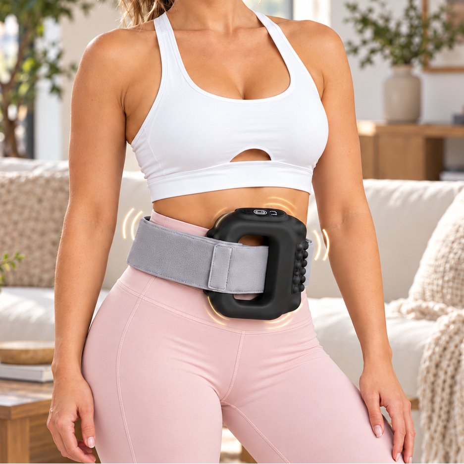 The Fascia Ring Belt - Ab Machine for Tighter Stomach + Soothing Relief for Muscle Recovery and Cramps