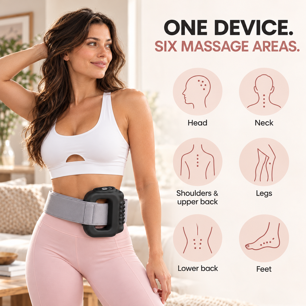 The Fascia Ring Belt - Ab Machine for Tighter Stomach + Soothing Relief for Muscle Recovery and Cramps