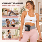 The Fascia Ring Belt - Ab Machine for Tighter Stomach + Soothing Relief for Muscle Recovery and Cramps