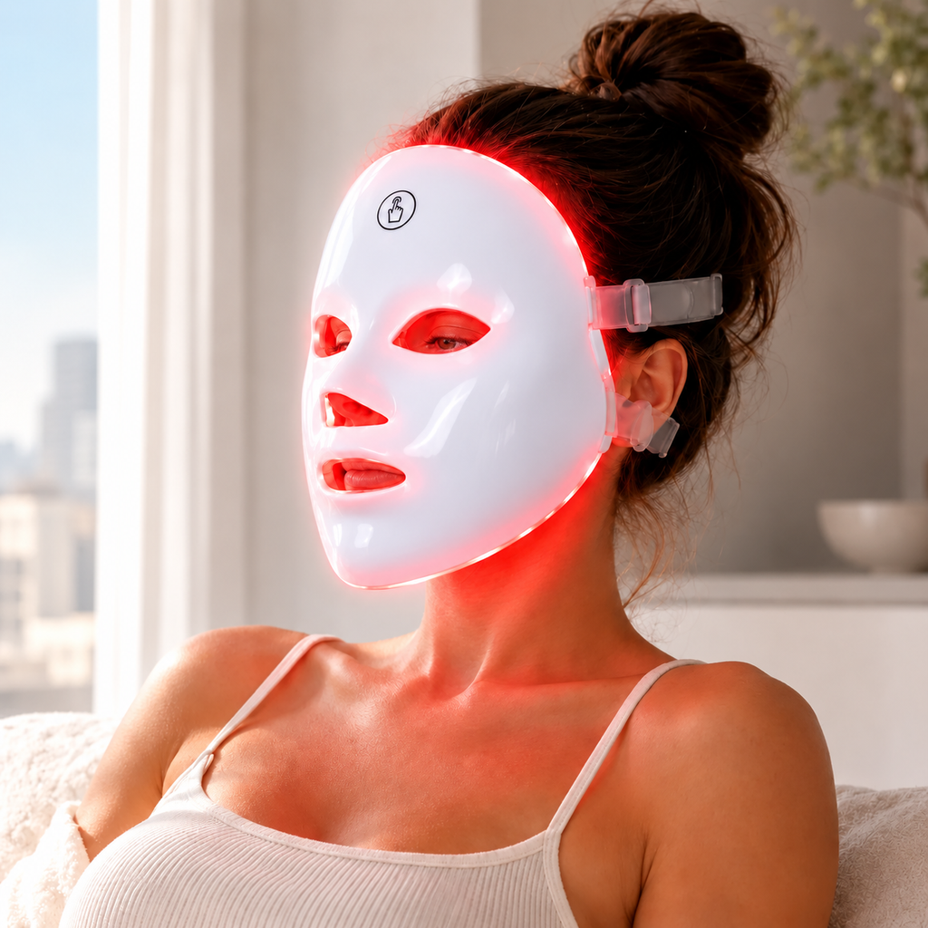 Red Light Mask – LED Red Light Therapy Face Mask for Skin