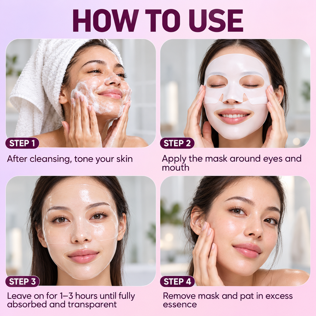 Korean Bio-Collagen Mask - Your Favorite Glow Mask for Deep Hydration + Glass Skin