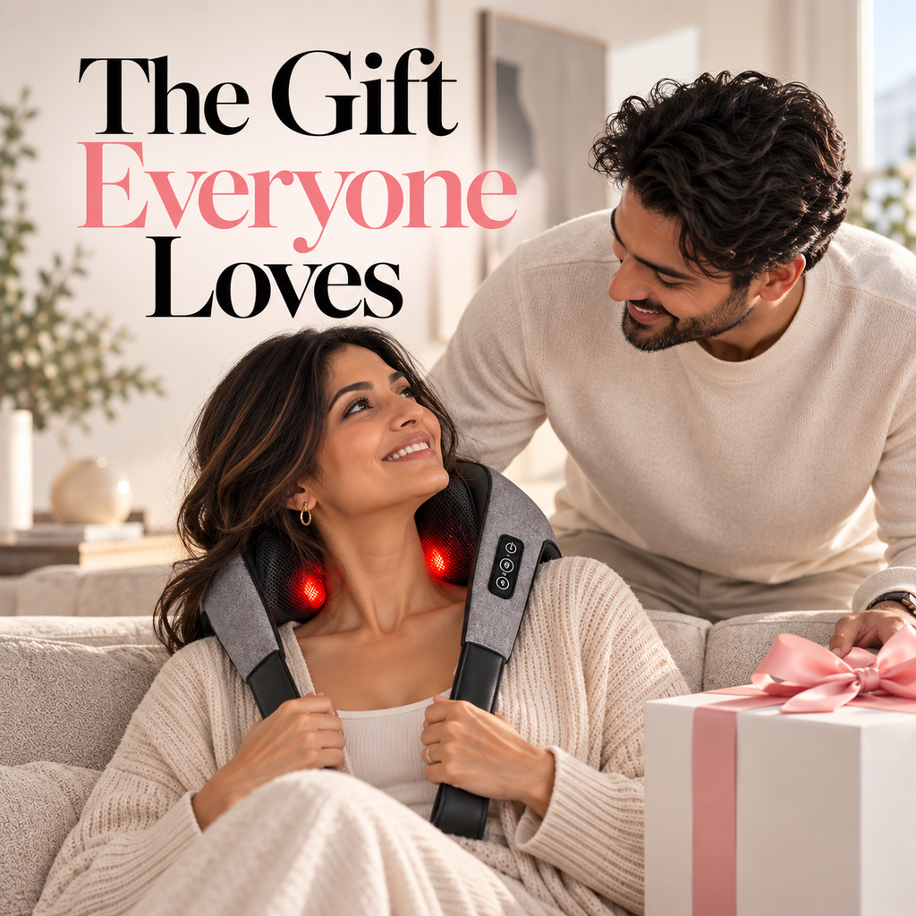 The Shiatsu Heated Neck + Shoulder Massager - Your Favorite Deep Muscle Massager waiting for you at Home