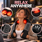 The Shiatsu Heated Neck + Shoulder Massager - Your Favorite Deep Muscle Massager waiting for you at Home