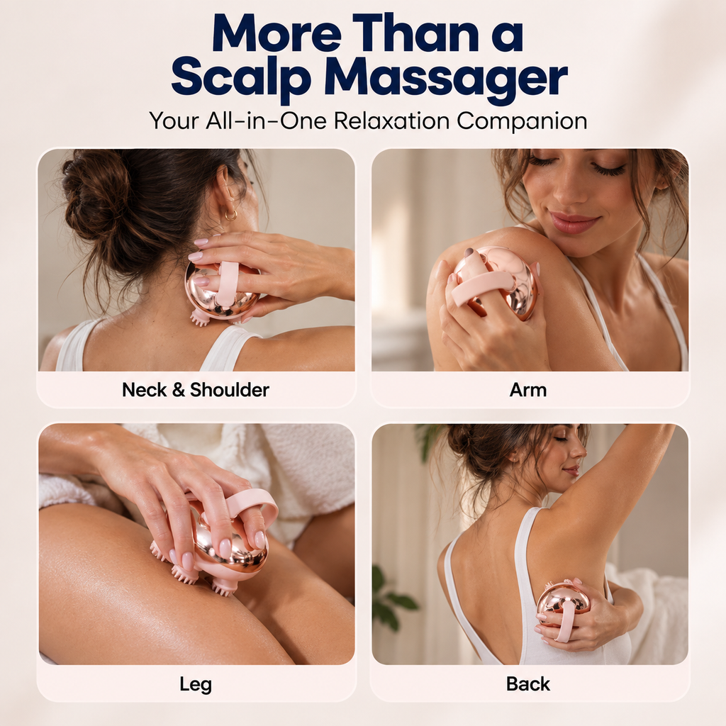 The Scalp Spa - Your Favorite Massager for Relaxation + Scalp Care