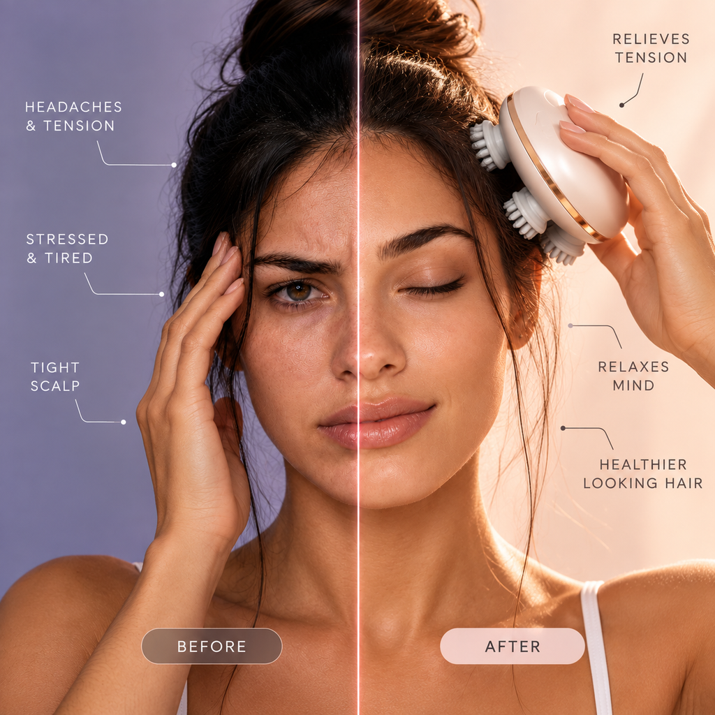 The Scalp Spa - Your Favorite Massager for Relaxation + Scalp Care